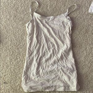 arizona creme spaghetti string tank top